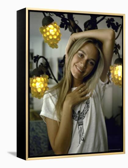 Actress Peggy Lipton-Vernon Merritt III-Framed Premier Image Canvas