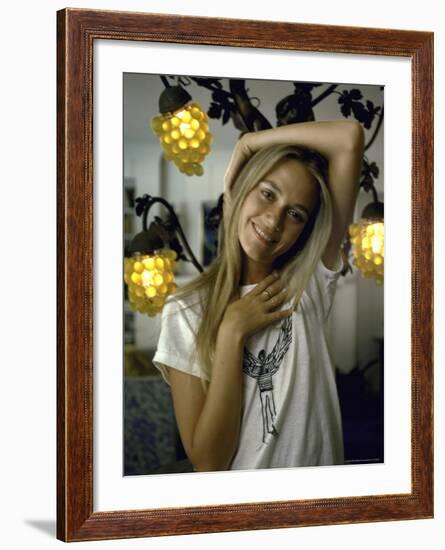 Actress Peggy Lipton-Vernon Merritt III-Framed Premium Photographic Print