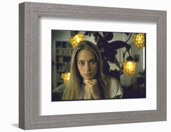 Actress Peggy Lipton-Vernon Merritt III-Framed Photographic Print