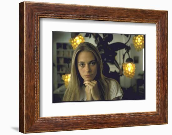 Actress Peggy Lipton-Vernon Merritt III-Framed Photographic Print