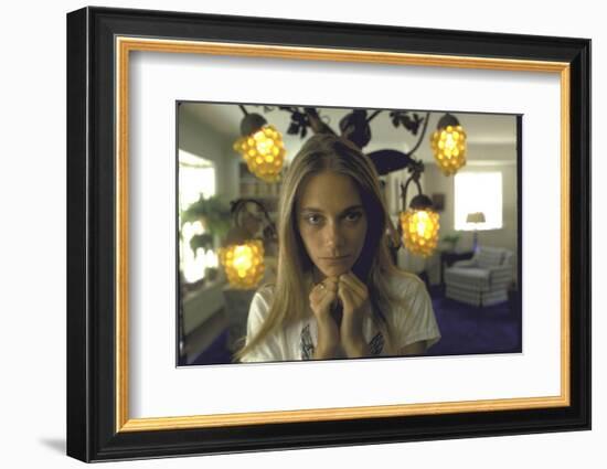 Actress Peggy Lipton-Vernon Merritt III-Framed Photographic Print