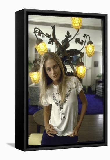 Actress Peggy Lipton-Vernon Merritt III-Framed Premier Image Canvas