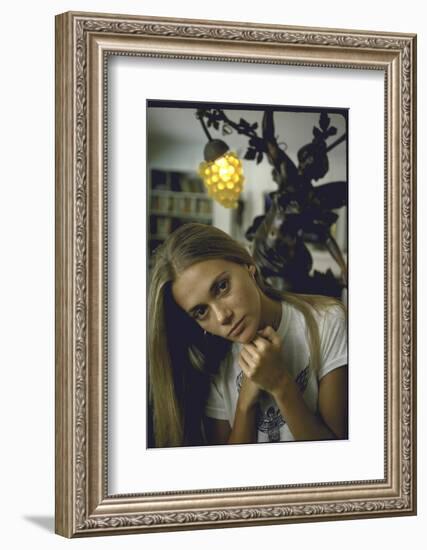 Actress Peggy Lipton-Vernon Merritt III-Framed Photographic Print