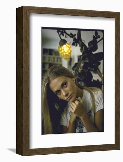 Actress Peggy Lipton-Vernon Merritt III-Framed Photographic Print