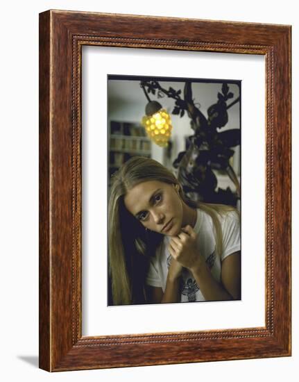 Actress Peggy Lipton-Vernon Merritt III-Framed Photographic Print