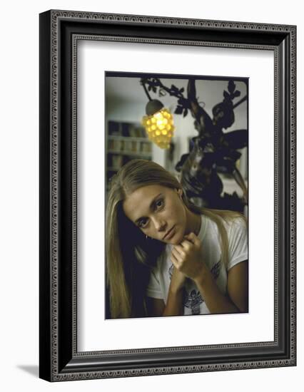 Actress Peggy Lipton-Vernon Merritt III-Framed Photographic Print