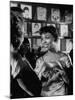 Actress Ruby Dee, in a Scene from the Play "A Raisin in the Sun"-null-Mounted Premium Photographic Print