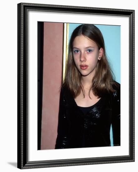 Actress Scarlett Johansson-Dave Allocca-Framed Premium Photographic Print