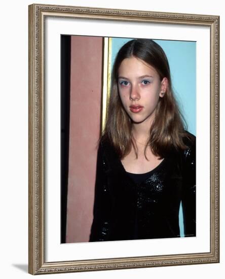 Actress Scarlett Johansson-Dave Allocca-Framed Premium Photographic Print