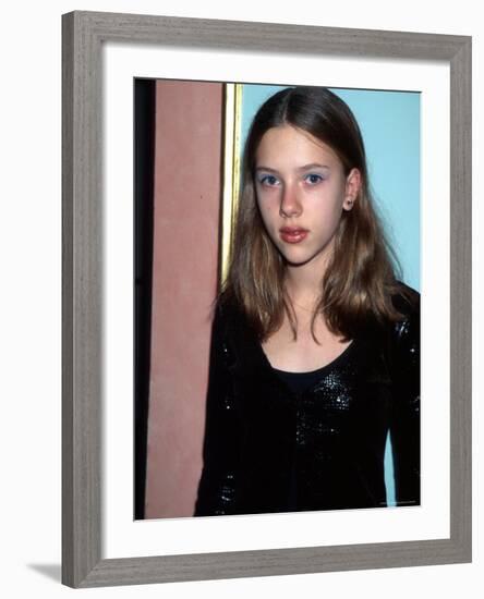 Actress Scarlett Johansson-Dave Allocca-Framed Premium Photographic Print