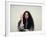 Actress Sonia Braga, Holding Cigarette-David Mcgough-Framed Premium Photographic Print