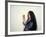 Actress Sonia Braga, Holding Cigarette-David Mcgough-Framed Premium Photographic Print