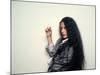 Actress Sonia Braga, Holding Cigarette-David Mcgough-Mounted Premium Photographic Print