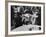 Actress Sophia Loren Attending Party at Table with Petere Lorre-Ralph Crane-Framed Premium Photographic Print