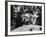 Actress Sophia Loren Attending Party at Table with Petere Lorre-Ralph Crane-Framed Premium Photographic Print