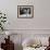 Actress Sophia Loren Attending Party at Table with Petere Lorre-Ralph Crane-Framed Premium Photographic Print displayed on a wall