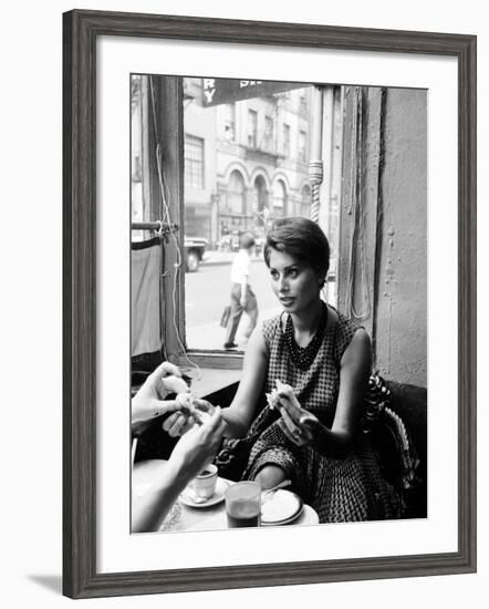 Actress Sophia Loren-Peter Stackpole-Framed Premium Photographic Print