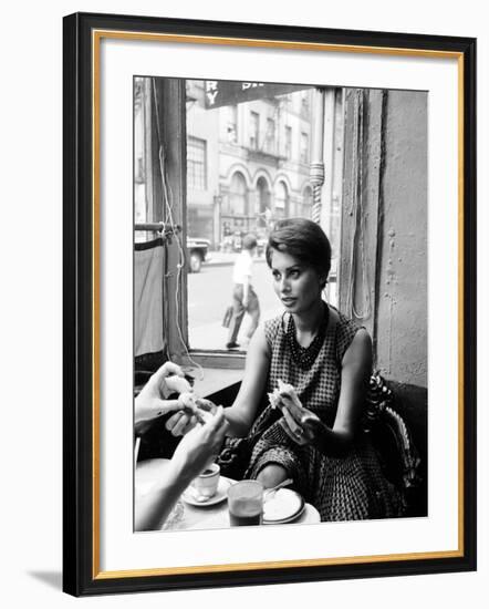 Actress Sophia Loren-Peter Stackpole-Framed Premium Photographic Print