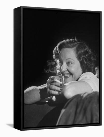 Actress Tallulah Bankhead, Attending the Barter Theatre Auditions-Cornell Capa-Framed Premier Image Canvas