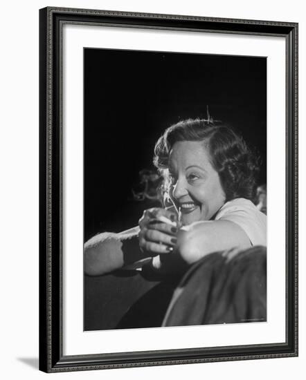 Actress Tallulah Bankhead, Attending the Barter Theatre Auditions-Cornell Capa-Framed Premium Photographic Print