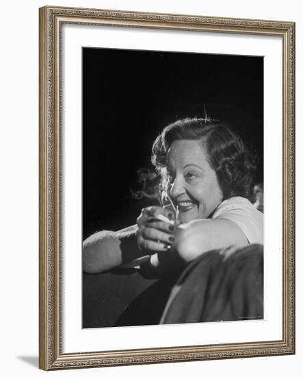 Actress Tallulah Bankhead, Attending the Barter Theatre Auditions-Cornell Capa-Framed Premium Photographic Print