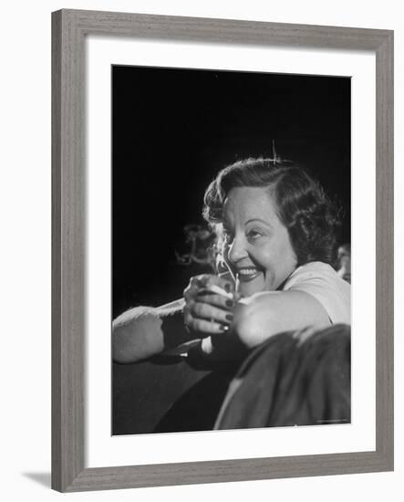 Actress Tallulah Bankhead, Attending the Barter Theatre Auditions-Cornell Capa-Framed Premium Photographic Print