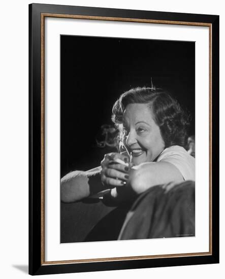 Actress Tallulah Bankhead, Attending the Barter Theatre Auditions-Cornell Capa-Framed Premium Photographic Print