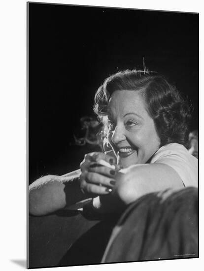 Actress Tallulah Bankhead, Attending the Barter Theatre Auditions-Cornell Capa-Mounted Premium Photographic Print