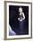 Actress Tatum O'Neal in See-Through Navy Blue Dress-Dave Allocca-Framed Premium Photographic Print