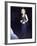 Actress Tatum O'Neal in See-Through Navy Blue Dress-Dave Allocca-Framed Premium Photographic Print