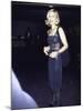 Actress Tatum O'Neal in See-Through Navy Blue Dress-Dave Allocca-Mounted Premium Photographic Print