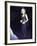 Actress Tatum O'Neal in See-Through Navy Blue Dress-Dave Allocca-Framed Premium Photographic Print