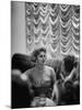 Actress Zsa Zsa Gabor at Prince Aly Khan's Party-Alfred Eisenstaedt-Mounted Premium Photographic Print