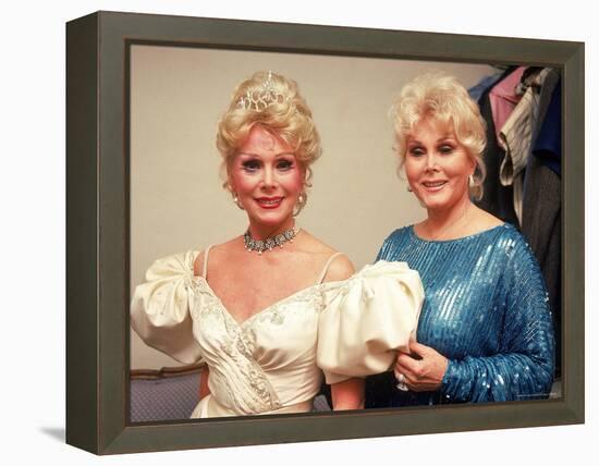 Actresses/Sisters Eva and Zsa Zsa Gabor-David Mcgough-Framed Premier Image Canvas