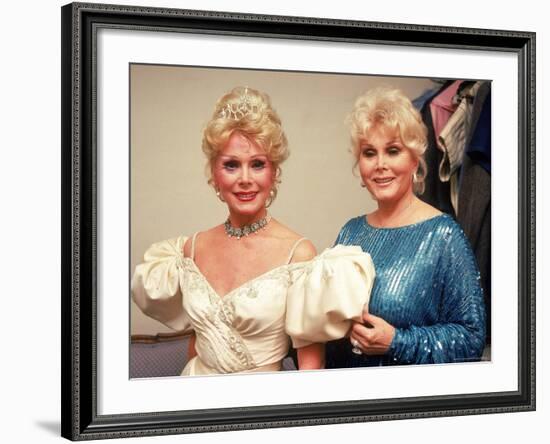 Actresses/Sisters Eva and Zsa Zsa Gabor-David Mcgough-Framed Premium Photographic Print