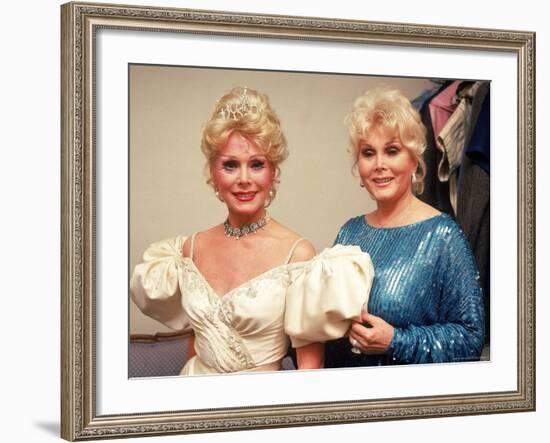 Actresses/Sisters Eva and Zsa Zsa Gabor-David Mcgough-Framed Premium Photographic Print