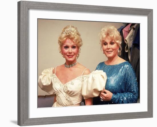 Actresses/Sisters Eva and Zsa Zsa Gabor-David Mcgough-Framed Premium Photographic Print