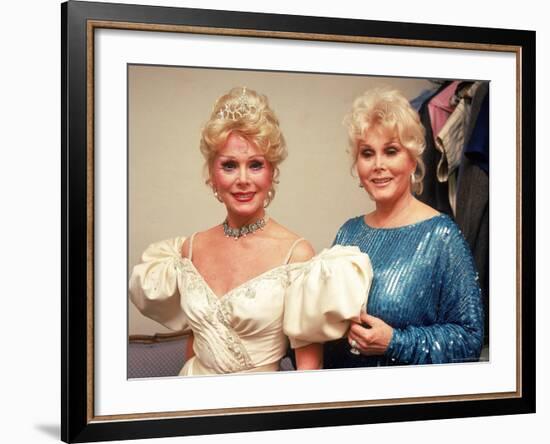 Actresses/Sisters Eva and Zsa Zsa Gabor-David Mcgough-Framed Premium Photographic Print