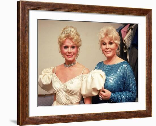 Actresses/Sisters Eva and Zsa Zsa Gabor-David Mcgough-Framed Premium Photographic Print