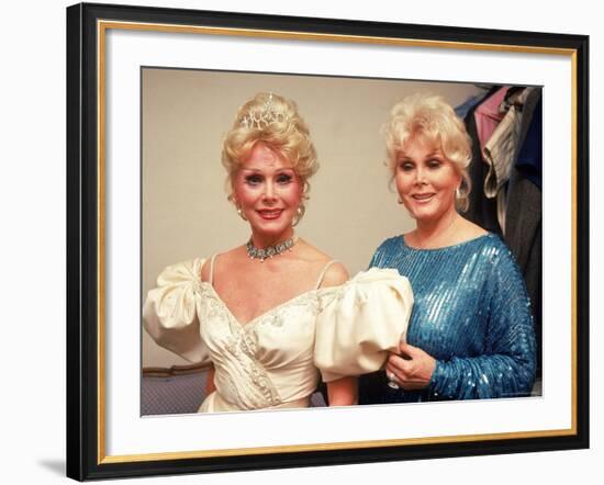 Actresses/Sisters Eva and Zsa Zsa Gabor-David Mcgough-Framed Premium Photographic Print