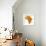 Actual Map of Africa-michal812-Framed Art Print displayed on a wall