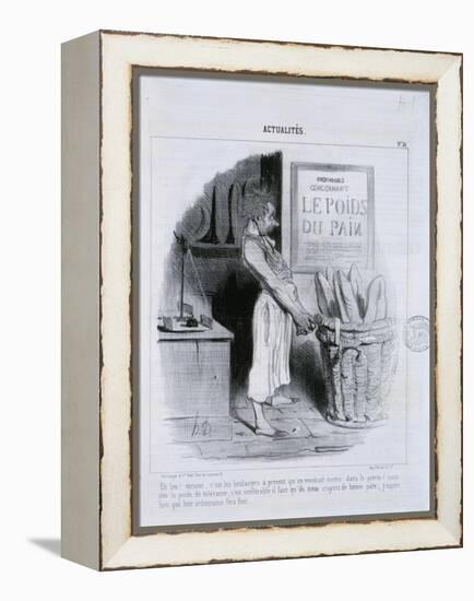 Actualites, Le Poids du Pain-Honore Daumier-Framed Premier Image Canvas