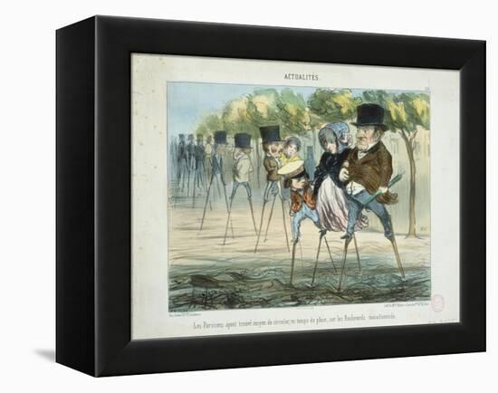 Actualites-Honore Daumier-Framed Premier Image Canvas