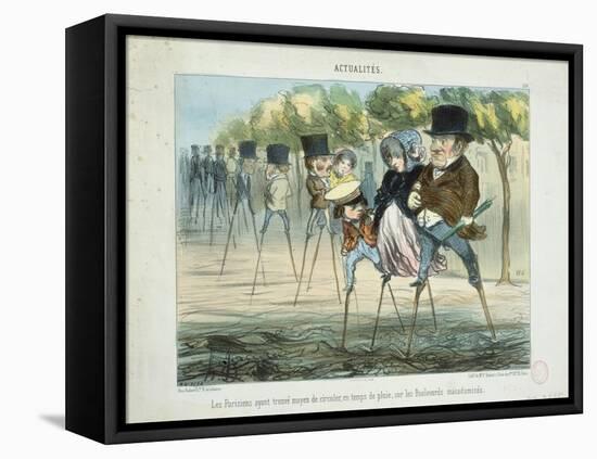 Actualites-Honore Daumier-Framed Premier Image Canvas