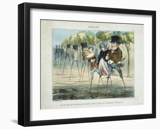 Actualites-Honore Daumier-Framed Giclee Print