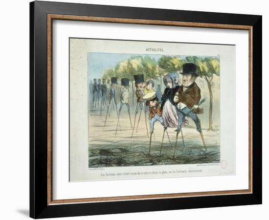 Actualites-Honore Daumier-Framed Giclee Print