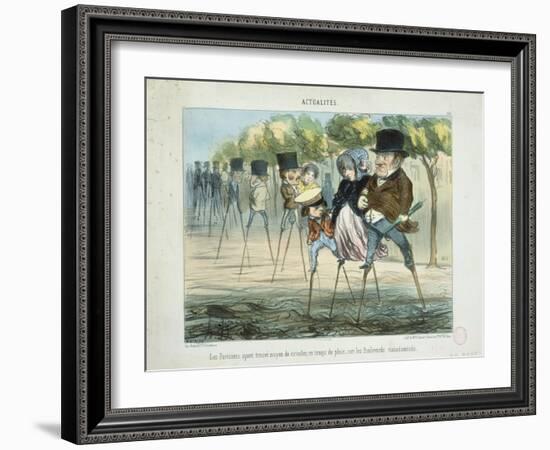 Actualites-Honore Daumier-Framed Giclee Print