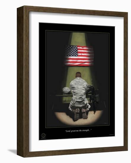 ACU Lord Grant Me the Strength-Marc Wolfe-Framed Giclee Print