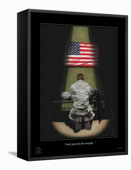 ACU Lord Grant Me the Strength-Marc Wolfe-Framed Premier Image Canvas