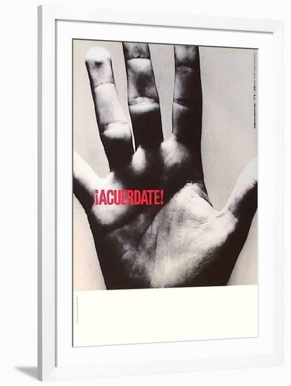Acuerdate!-Fernando Gutierrez-Framed Collectable Print